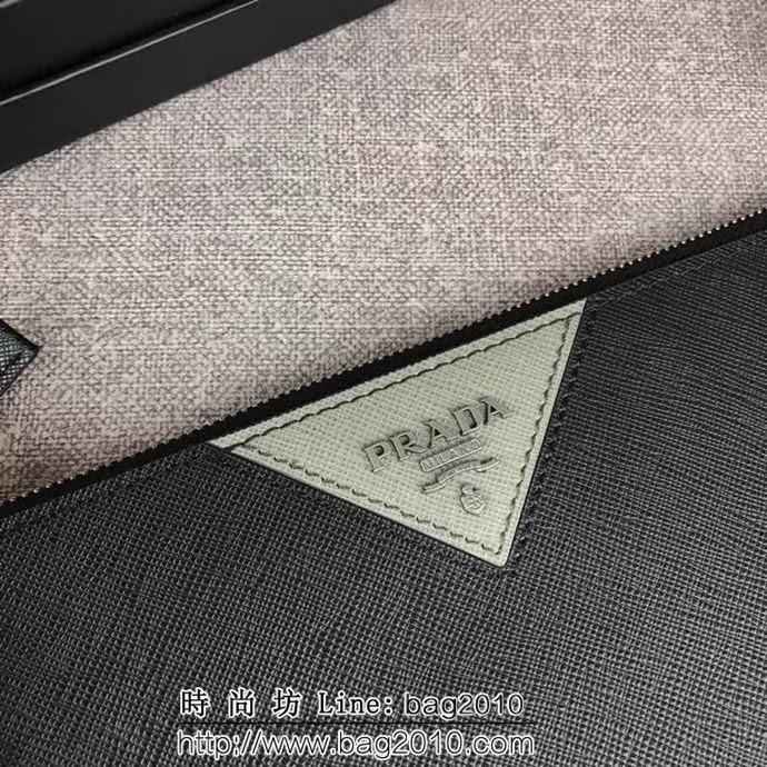 PRADA普拉達 官網同步 專櫃最新款式 男士手包 2NG05V DD1935